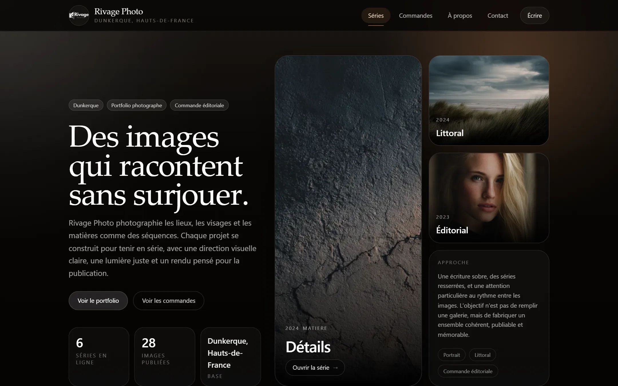 Rivage Photo — page d'accueil