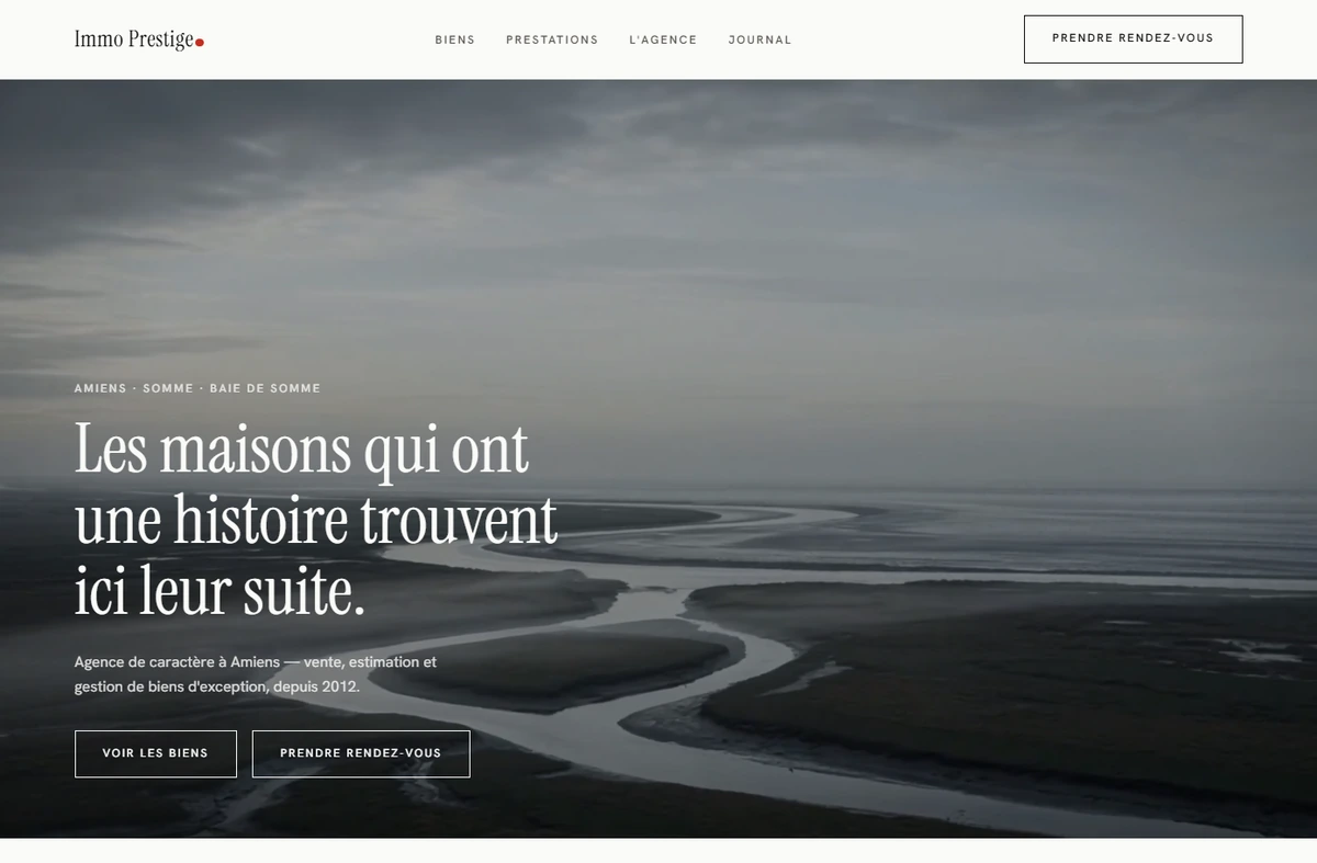 Immo Prestige — écran 1